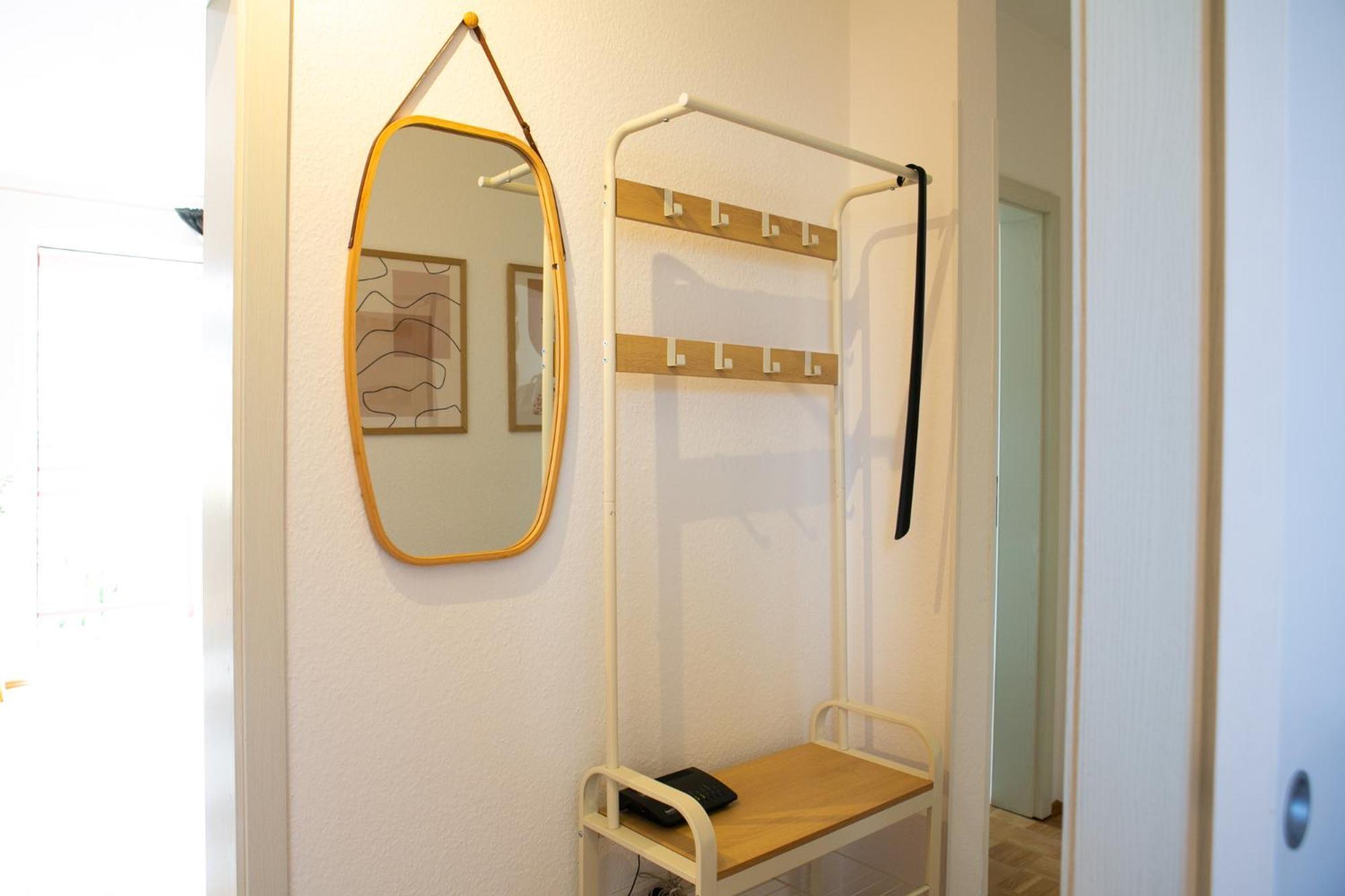 2 Zimmer, Bett Und Schlafsofa, Balkon, Waschmaschine L Leipzig Exterior photo
